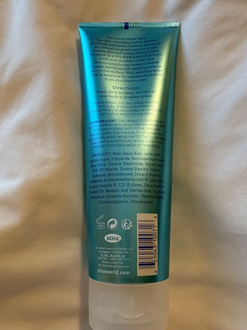 Bliss Skin Smoothing Body Butter - New Sealed